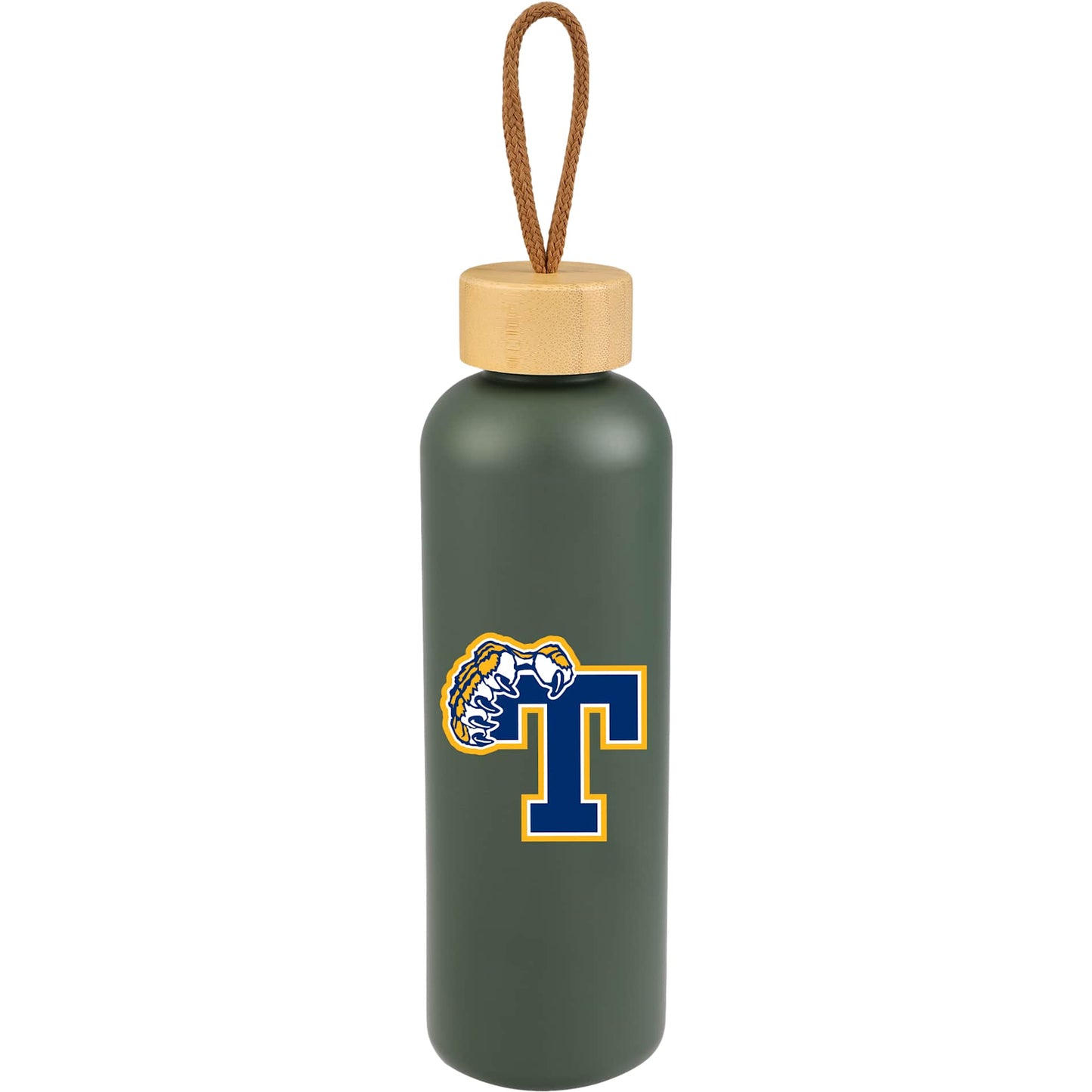 Tania Recycled Bottle w/ FSC® Bamboo Lid 26oz - Etchified - Etchified - 1602-18SGE