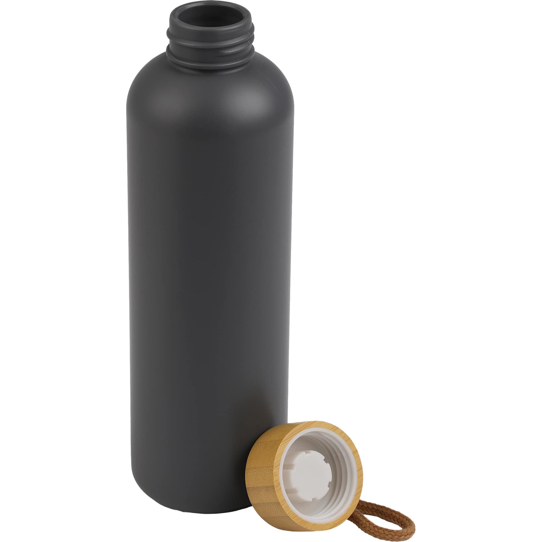 Tania Recycled Bottle w/ FSC® Bamboo Lid 26oz - Etchified - Etchified - 1602-18WH