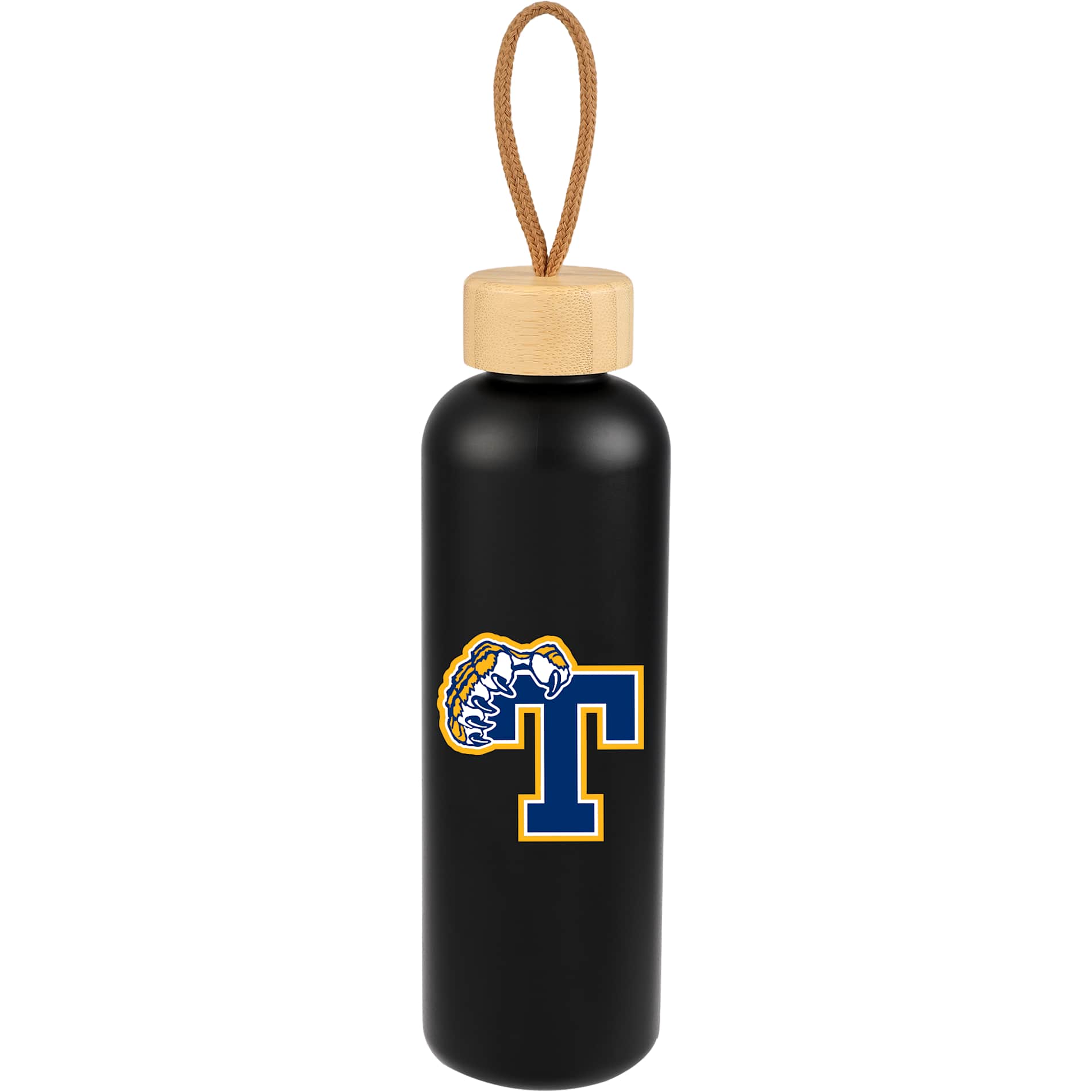 Tania Recycled Bottle w/ FSC® Bamboo Lid 26oz - Etchified - Etchified - 1602-18WH