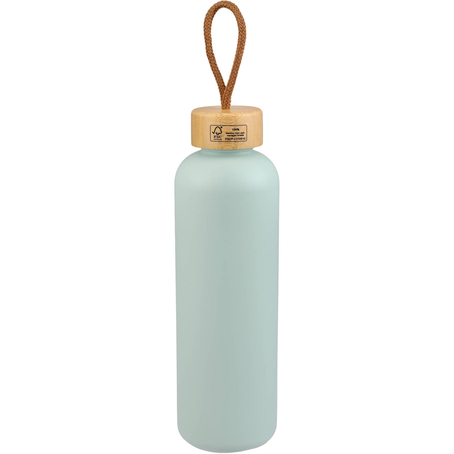 Tania Recycled Bottle w/ FSC® Bamboo Lid 26oz - Etchified - Etchified - 1602-18WH