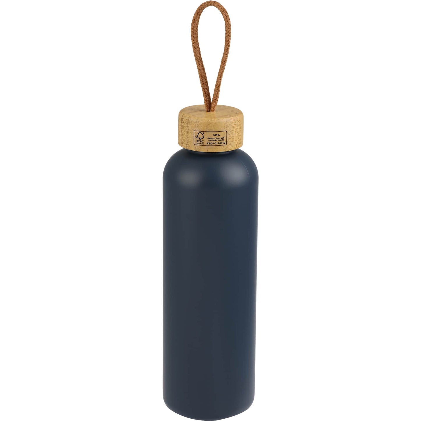 Tania Recycled Bottle w/ FSC® Bamboo Lid 26oz - Etchified - Etchified - 1602-18WH
