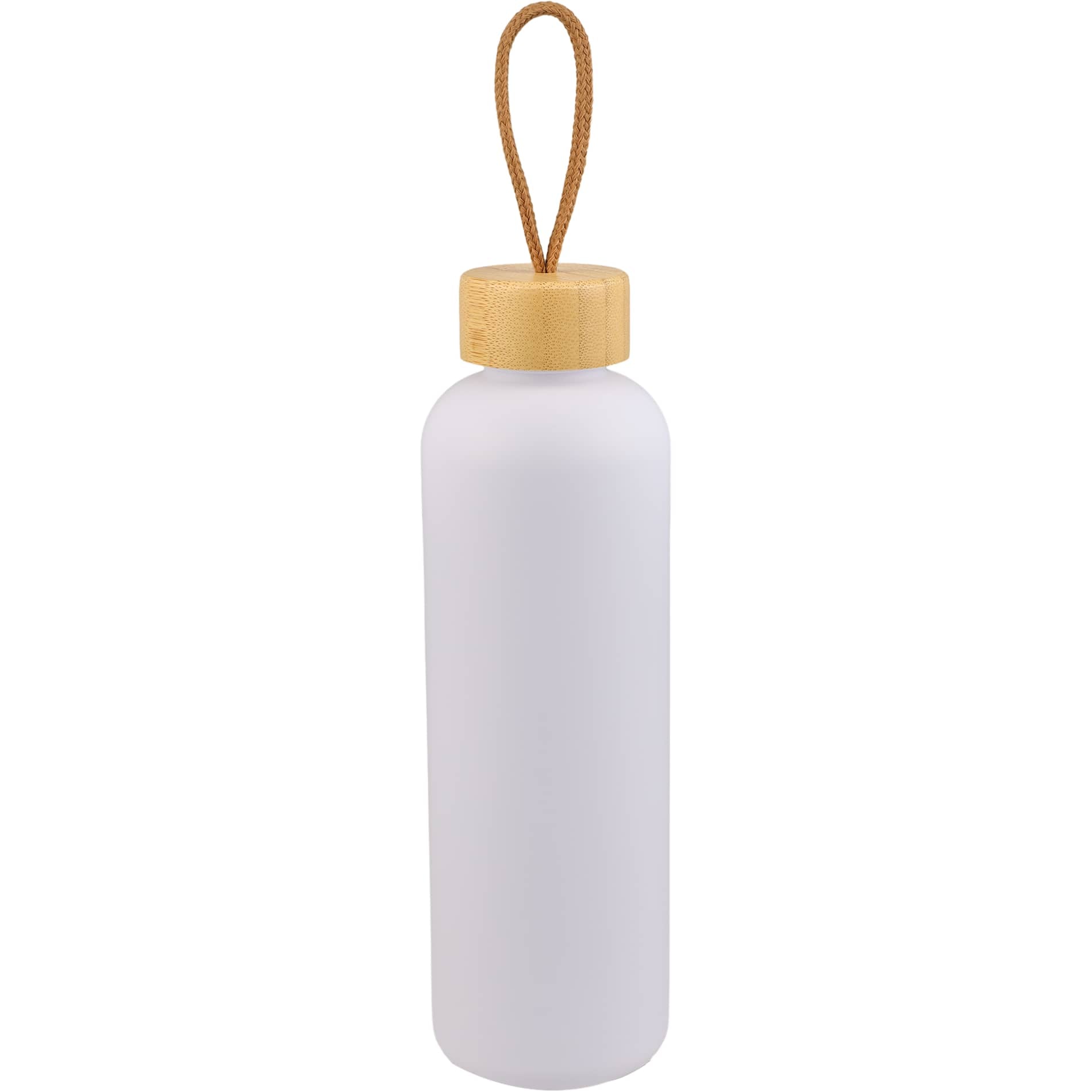 Tania Recycled Bottle w/ FSC® Bamboo Lid 26oz - Etchified - Etchified - 1602-18WH