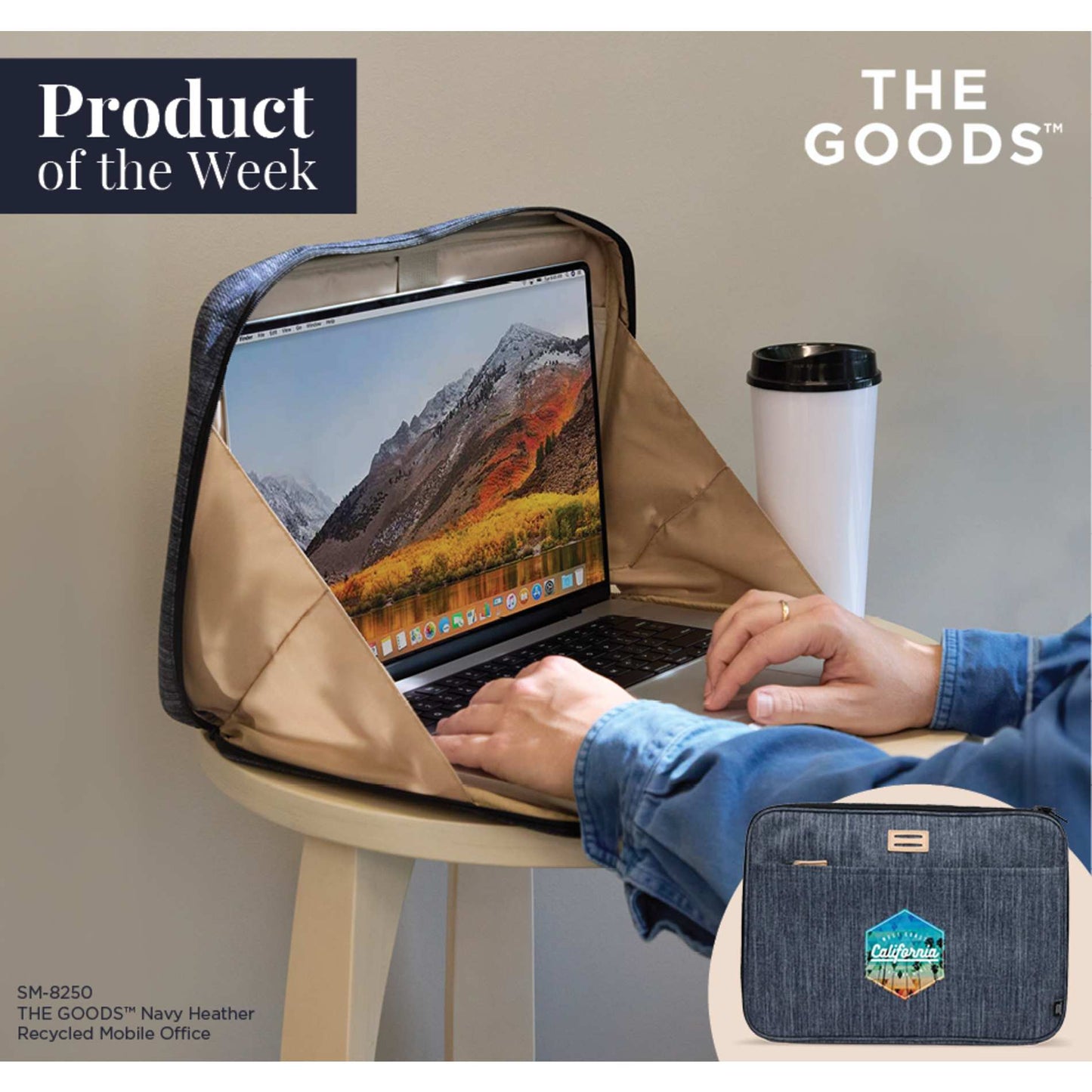 The Goods 2.0 Recycled Mobile Office - Etchified - Etchified - SM-8250HENY