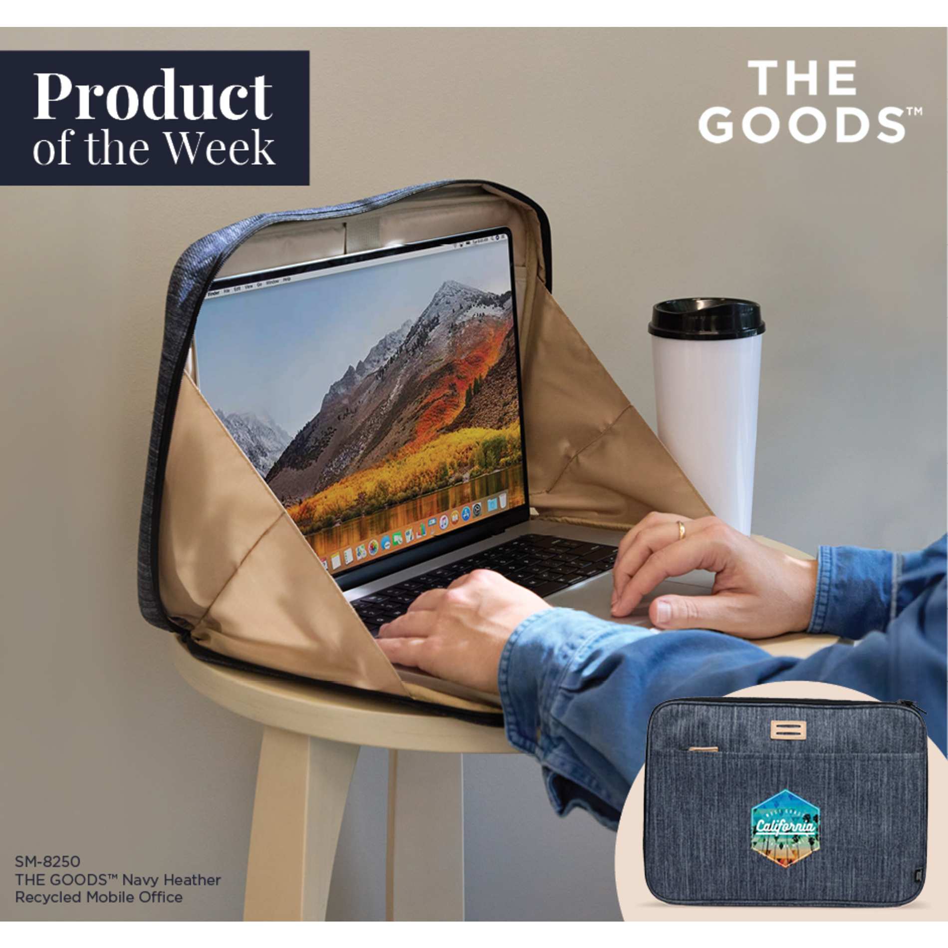 The Goods 2.0 Recycled Mobile Office - Etchified - Etchified - SM-8250HENY