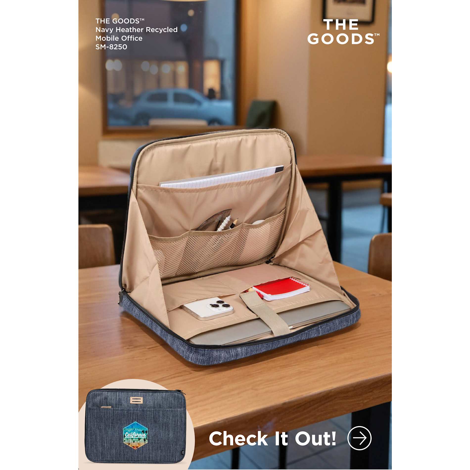 The Goods 2.0 Recycled Mobile Office - Etchified - Etchified - SM-8250HENY