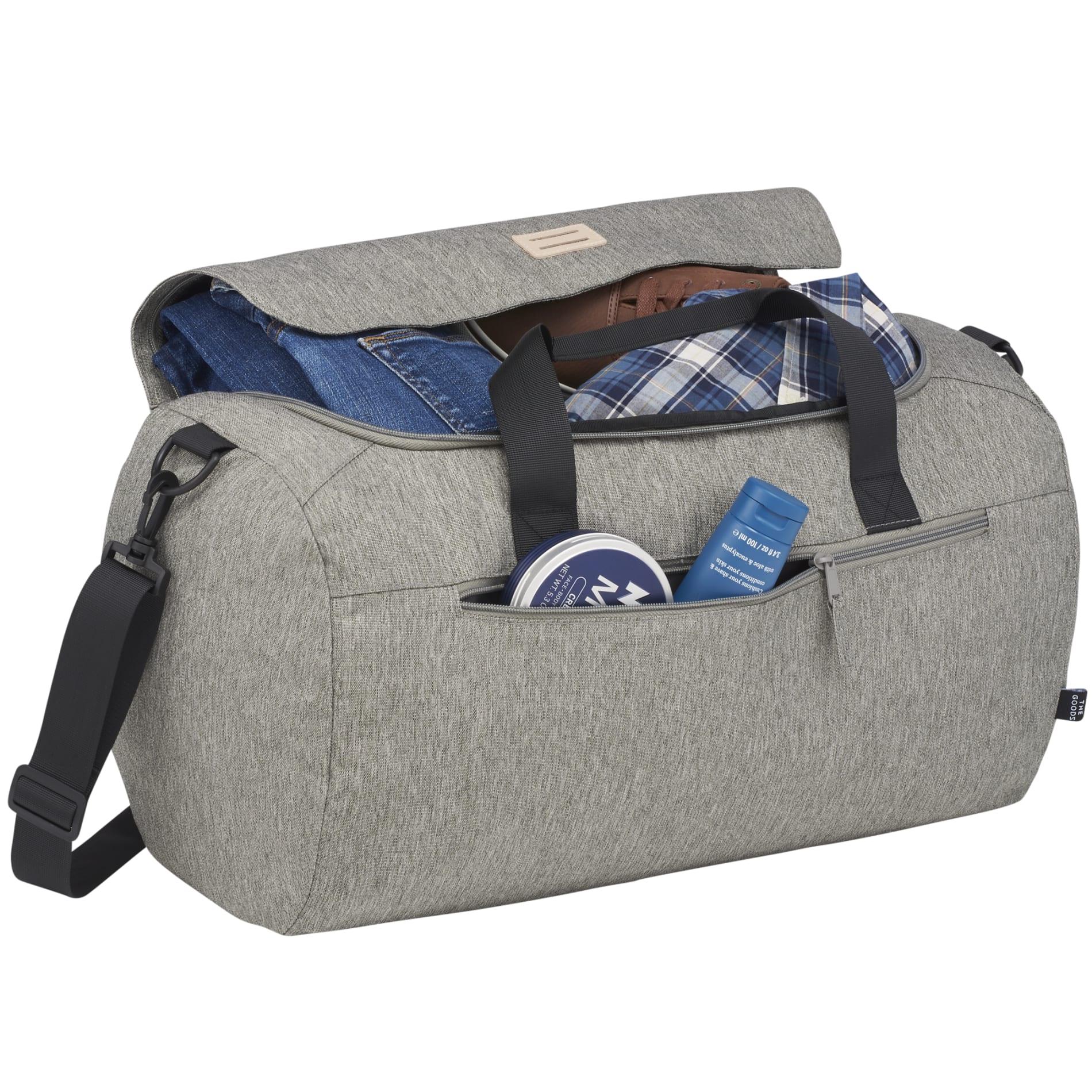 THE GOODS™ Recycled Roll Duffel with Full Color Print - Etchified - The Goods - SM-5978GY