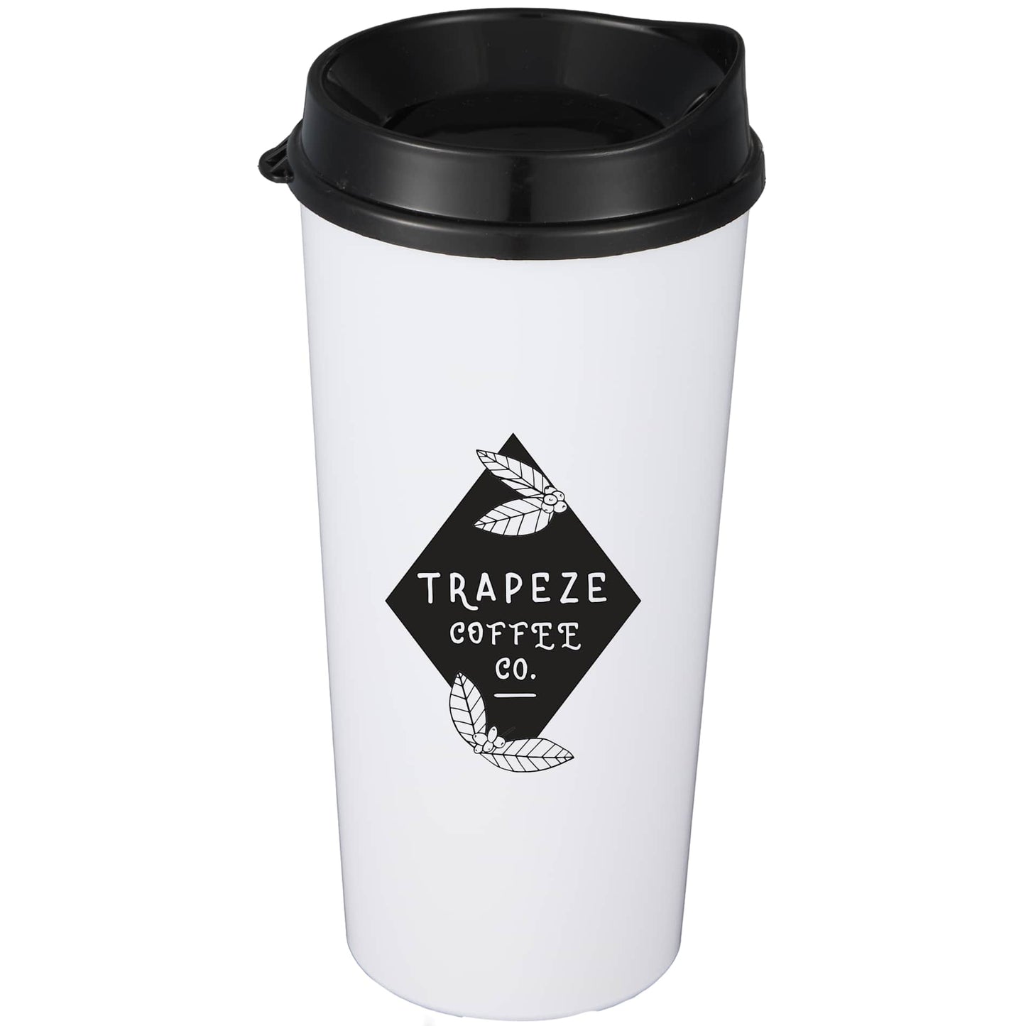 The Roadmaster Recycled 20oz Travel Tumber w/ Lid - Etchified - Etchified - SM-6542BK