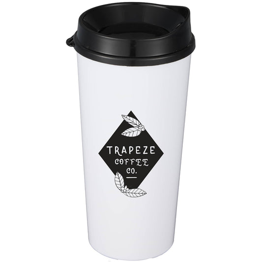 The Roadmaster Recycled 20oz Travel Tumber w/ Lid - Etchified - Etchified - SM-6542BK