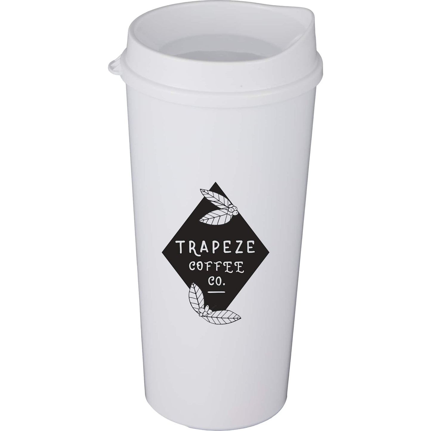 The Roadmaster Recycled 20oz Travel Tumber w/ Lid - Etchified - Etchified - SM-6542WH
