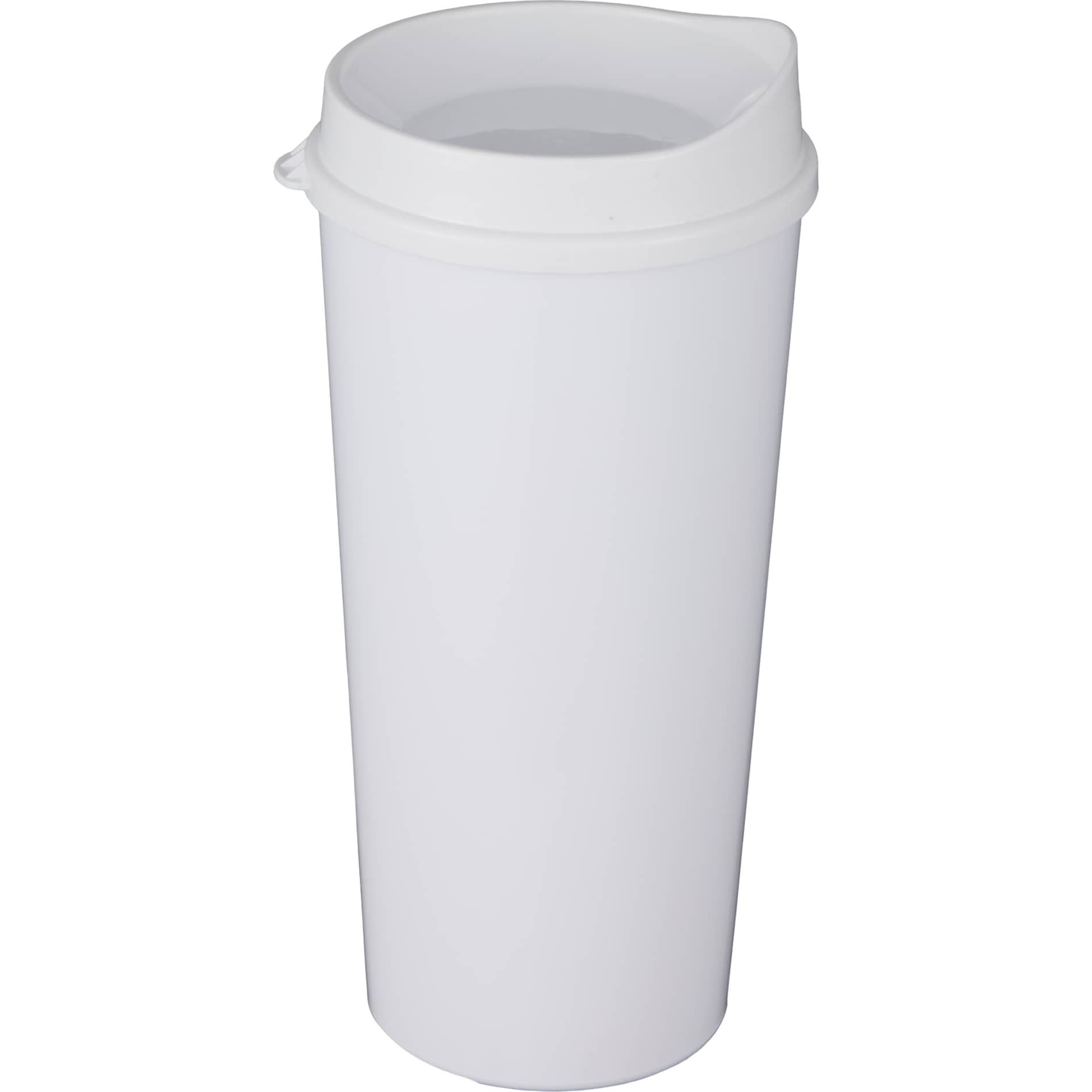 The Roadmaster Recycled 20oz Travel Tumber w/ Lid - Etchified - Etchified - SM-6542WH