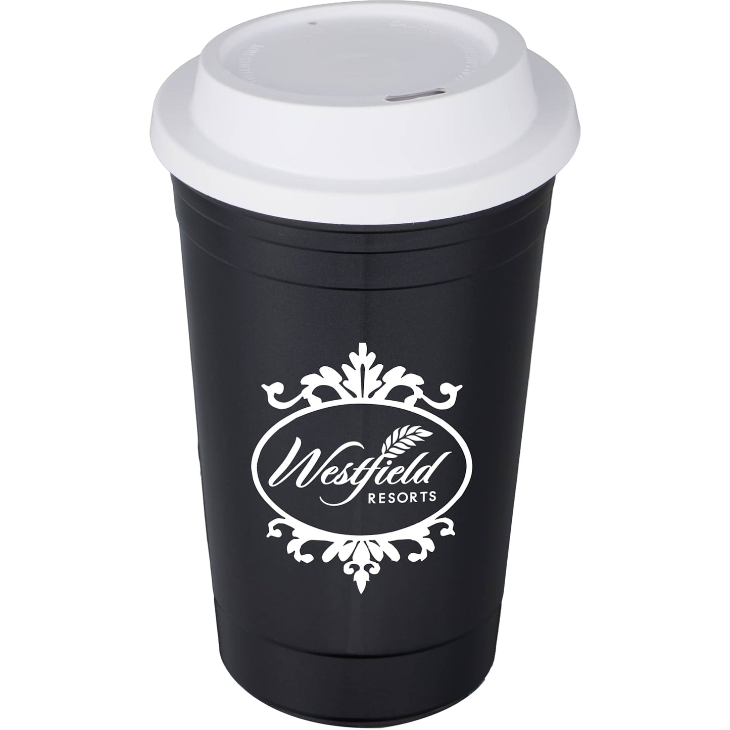 The Traveler Insulated Cup 16 oz. w/ Lid - Etchified - Etchified - SM-6544BK