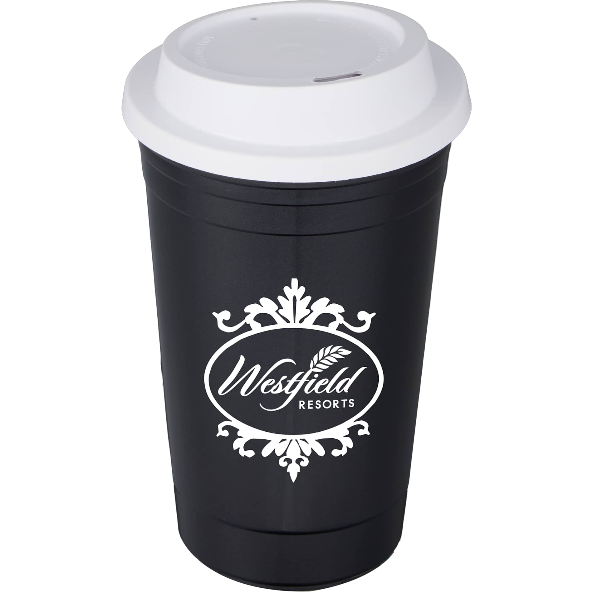The Traveler Insulated Cup 16 oz. w/ Lid - Etchified - Etchified - SM-6544BK