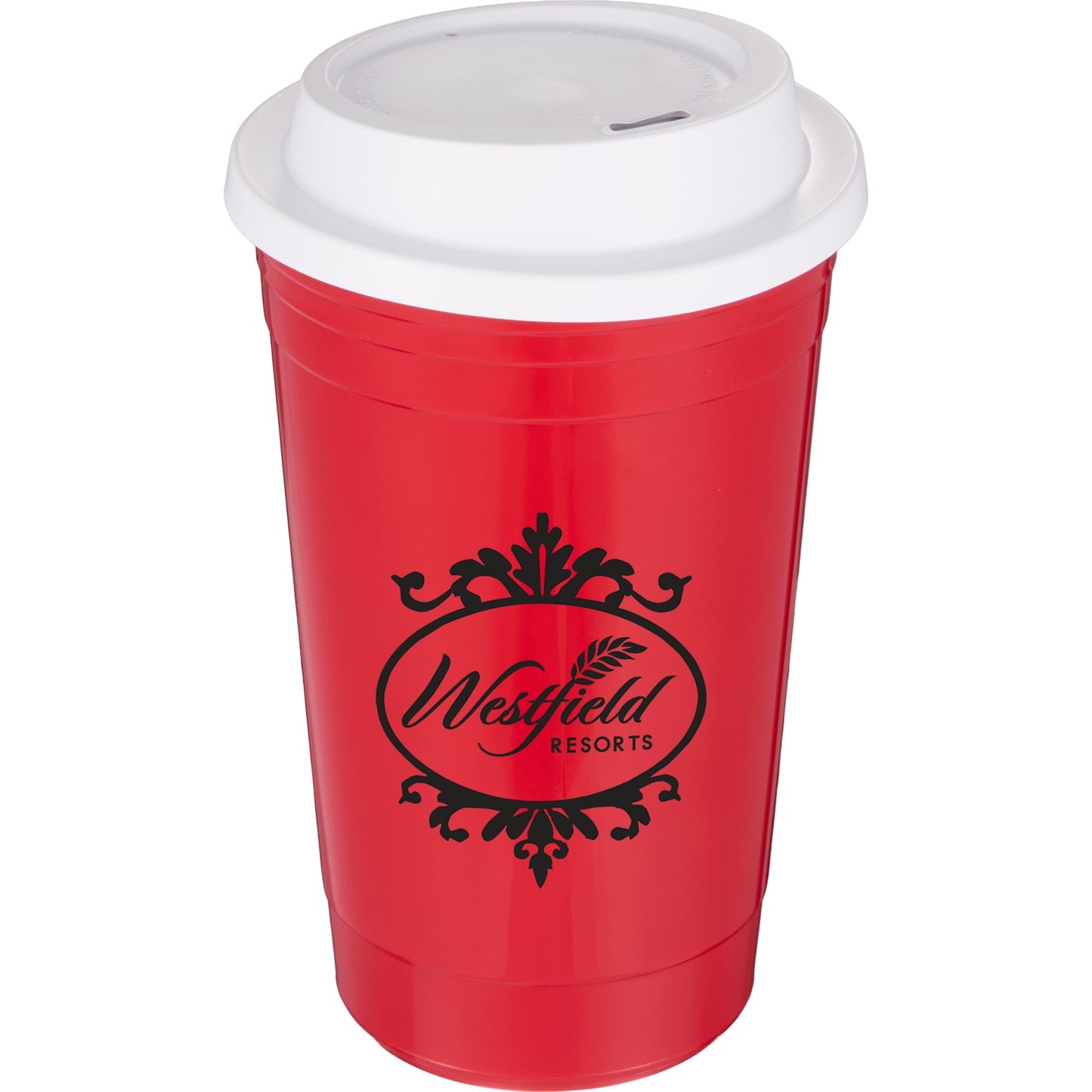 The Traveler Insulated Cup 16 oz. w/ Lid - Etchified - Etchified - SM-6544RD