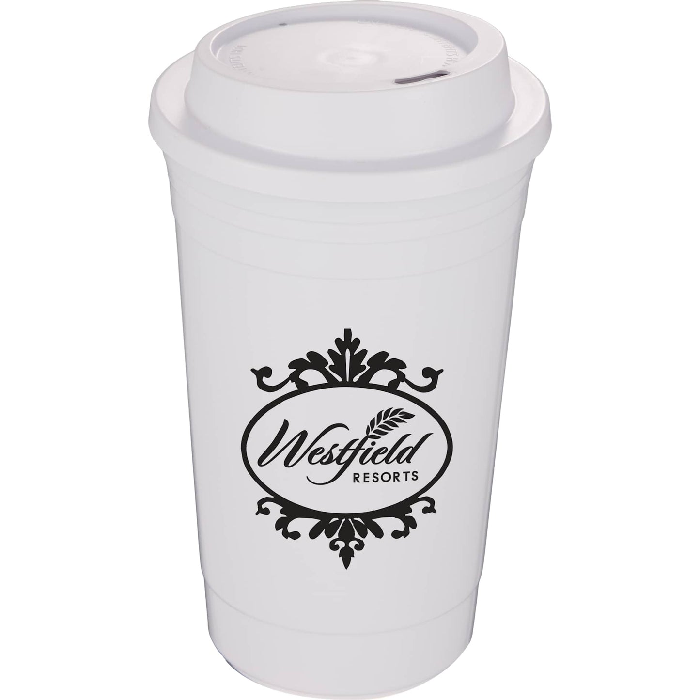 The Traveler Insulated Cup 16 oz. w/ Lid - Etchified - Etchified - SM-6544WH