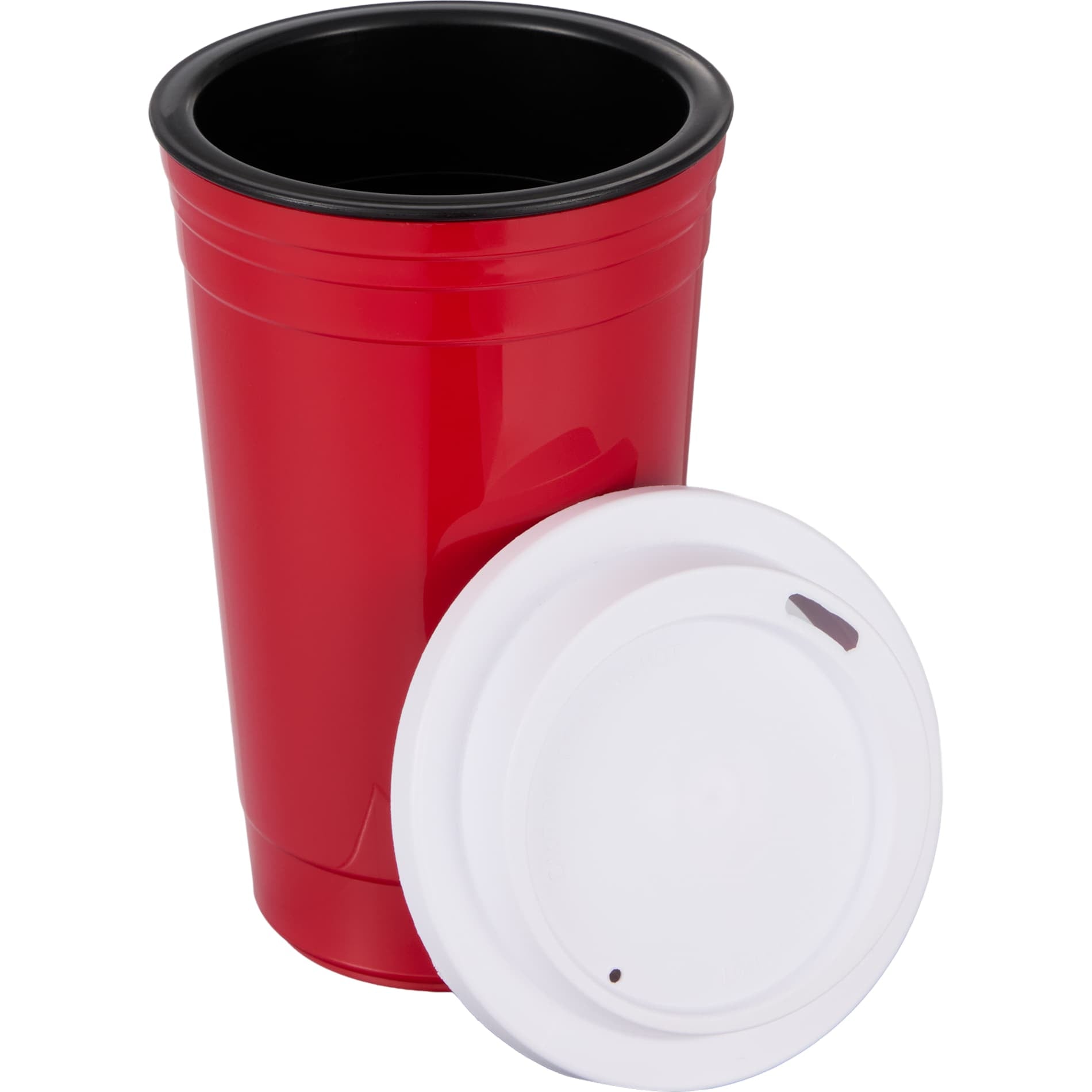 The Traveler Insulated Cup 16 oz. w/ Lid - Etchified - Etchified - SM-6544WH