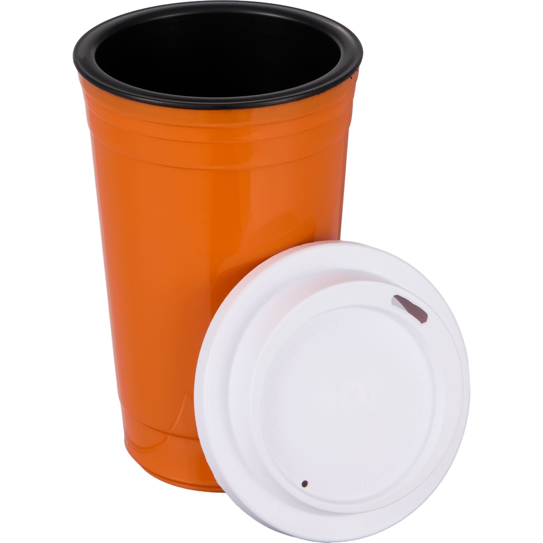 The Traveler Insulated Cup 16 oz. w/ Lid - Etchified - Etchified - SM-6544WH