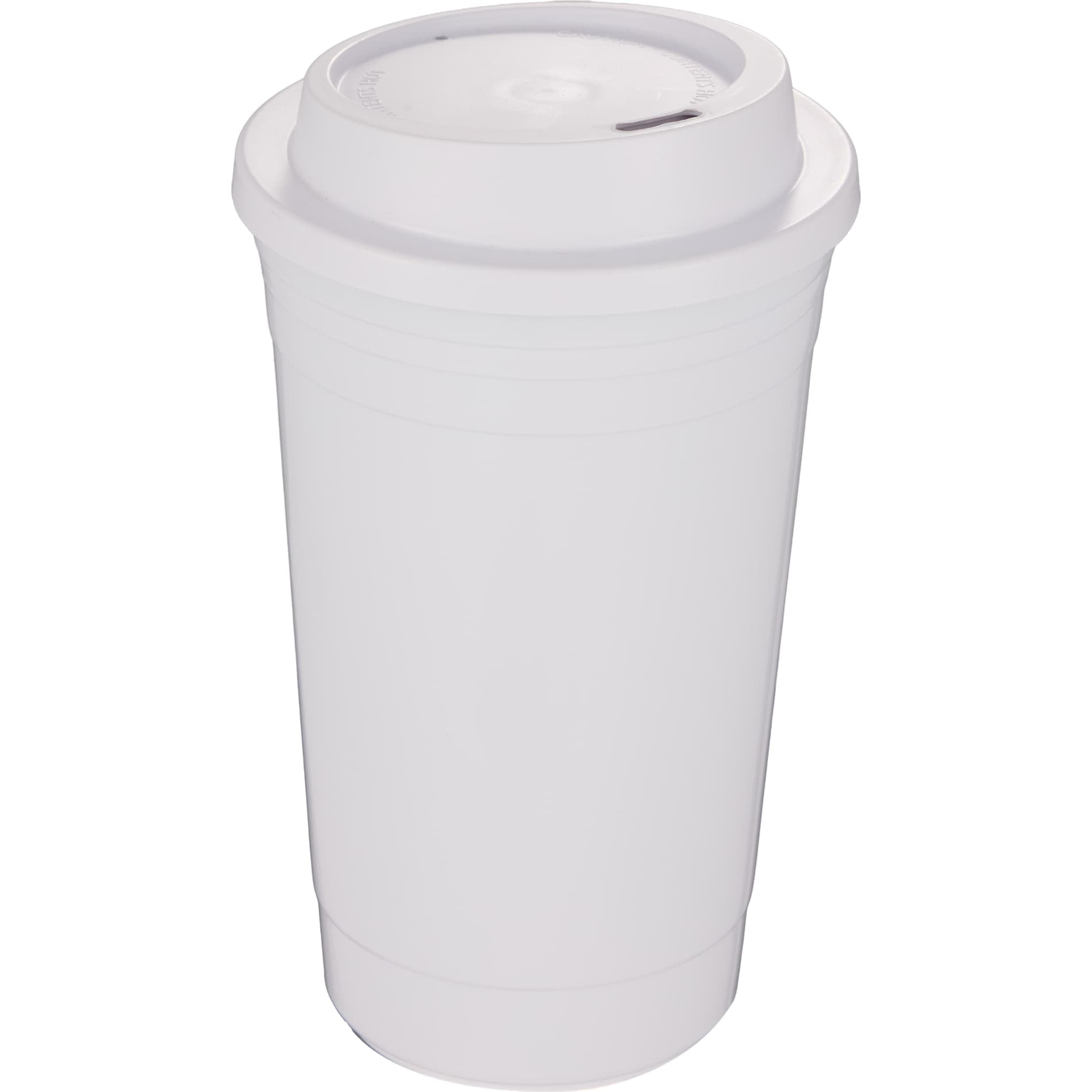 The Traveler Insulated Cup 16 oz. w/ Lid - Etchified - Etchified - SM-6544WH