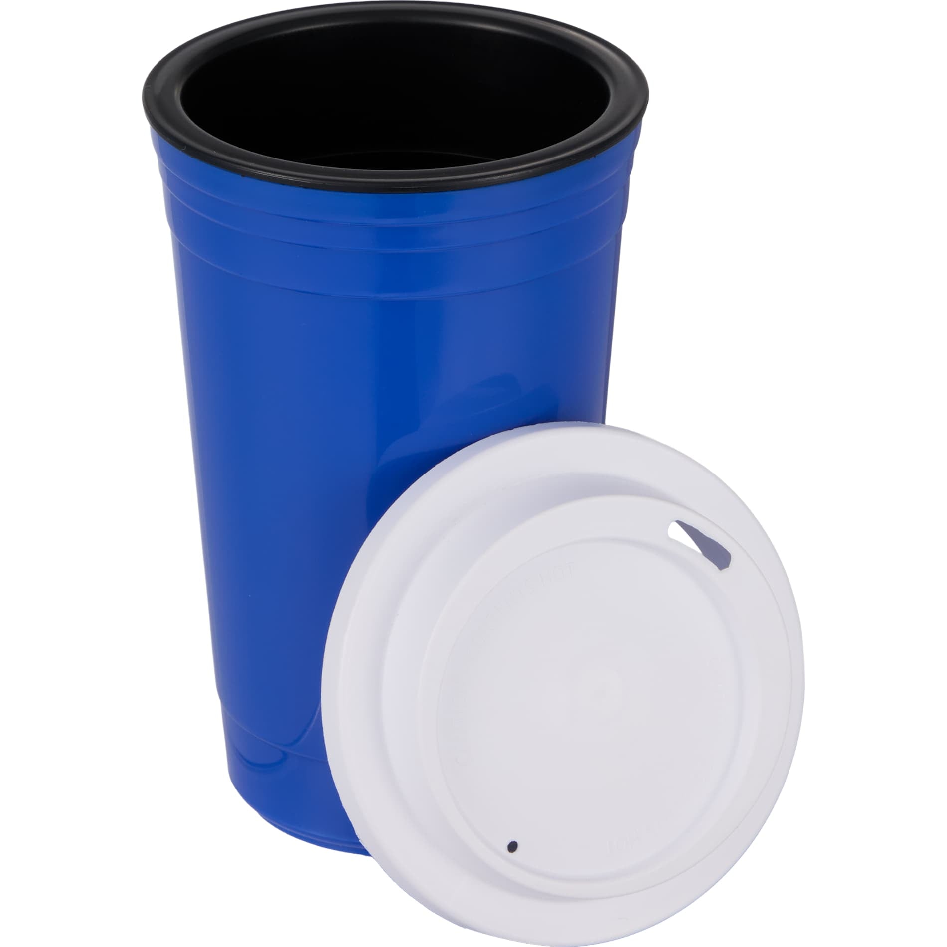 The Traveler Insulated Cup 16 oz. w/ Lid - Etchified - Etchified - SM-6544WH