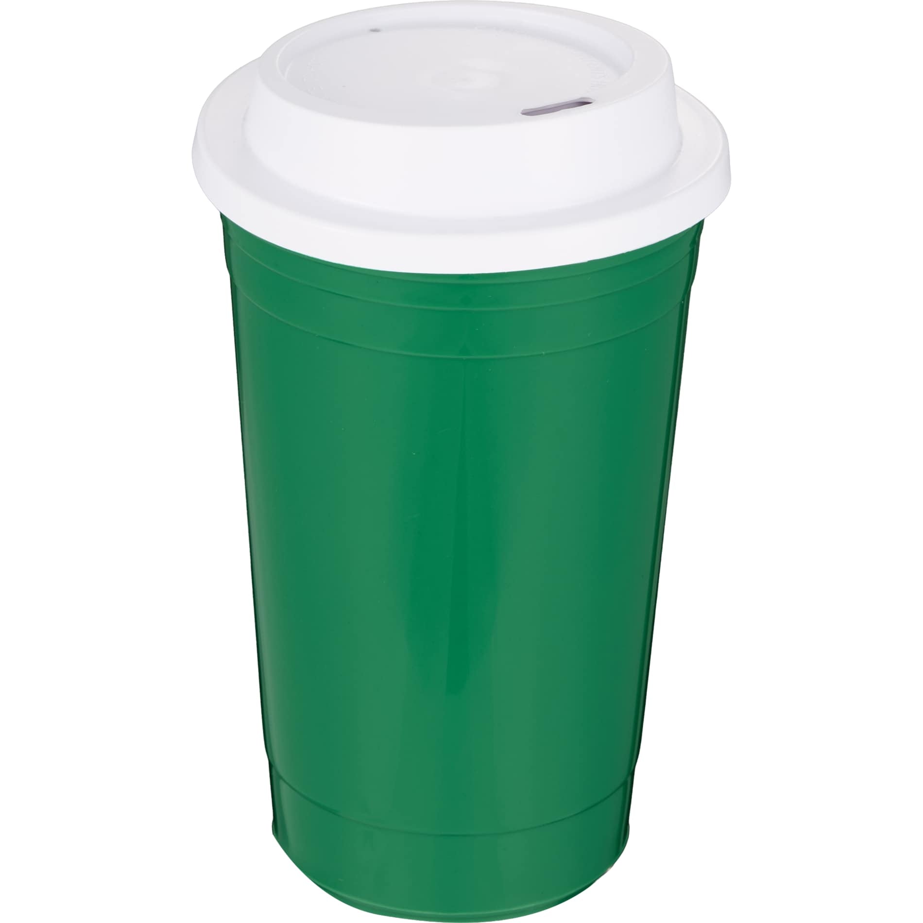 The Traveler Insulated Cup 16 oz. w/ Lid - Etchified - Etchified - SM-6544WH