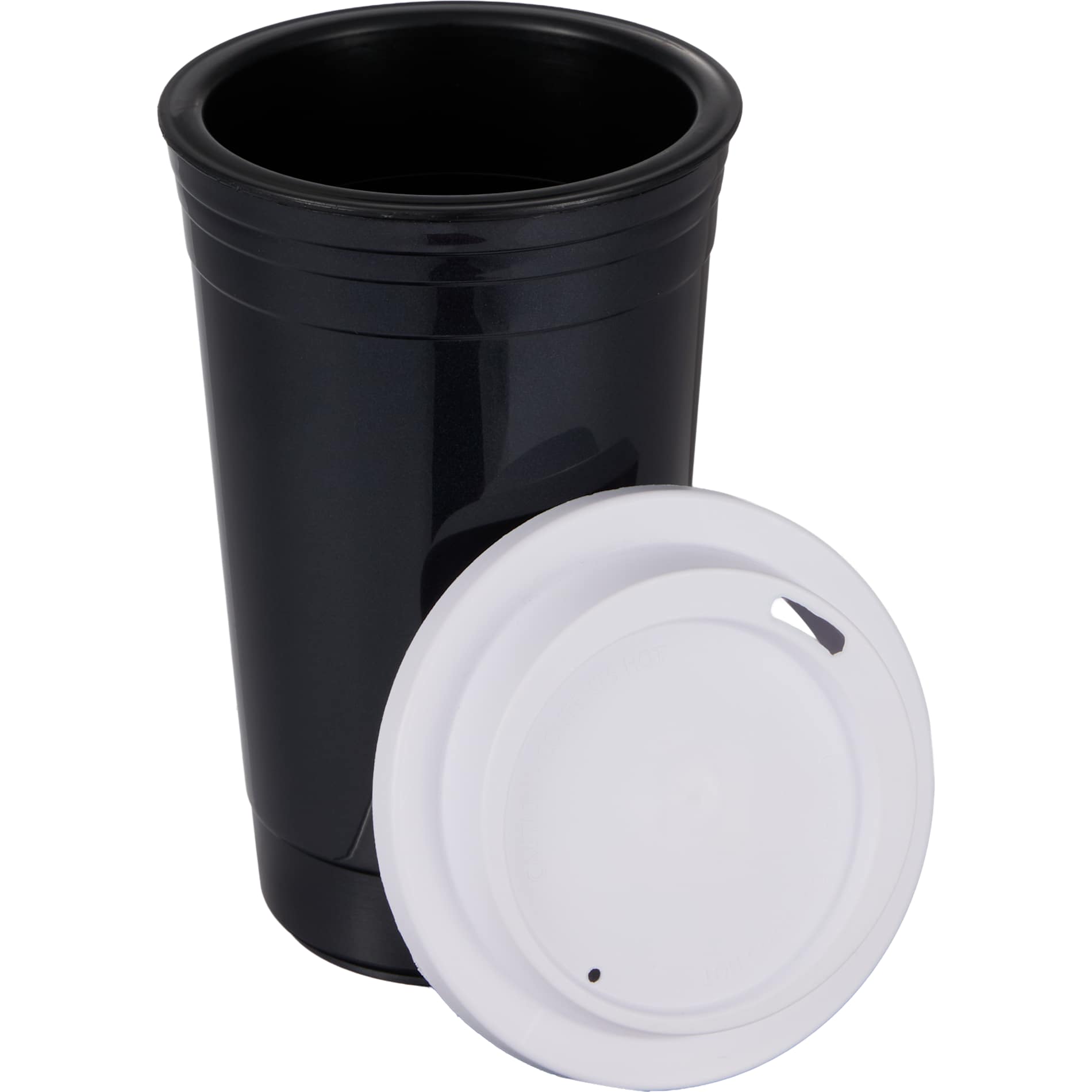 The Traveler Insulated Cup 16 oz. w/ Lid - Etchified - Etchified - SM-6544WH