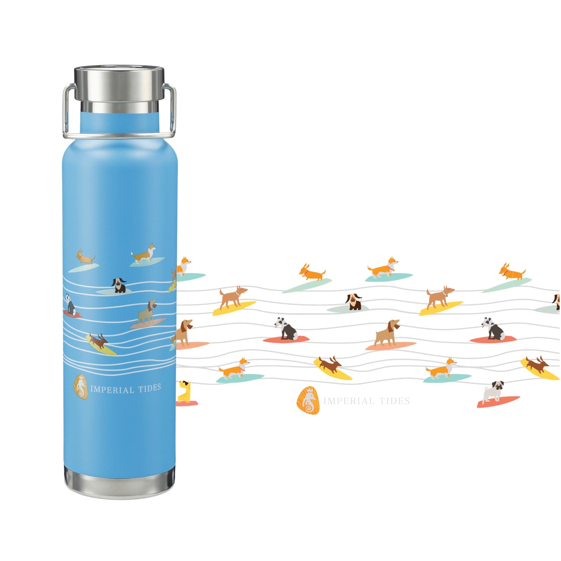 Thor Copper Vacuum Insulated Bottle 22oz - Etchified - Etchified - 1625-85NY