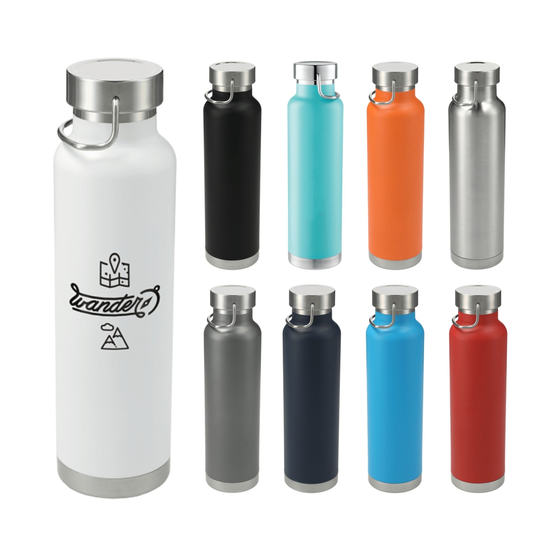 Thor Copper Vacuum Insulated Bottle 22oz - Etchified - Etchified - 1625-85WH