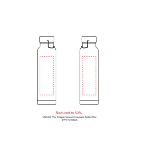 Thor Copper Vacuum Insulated Bottle 22oz - Etchified - Etchified - 1625-85WH