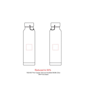 Thor Copper Vacuum Insulated Bottle 22oz - Etchified - Etchified - 1625-85WH