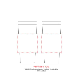 Thor Copper Vacuum Insulated Tumbler 22oz - Etchified - Etchified - 1626-50SL