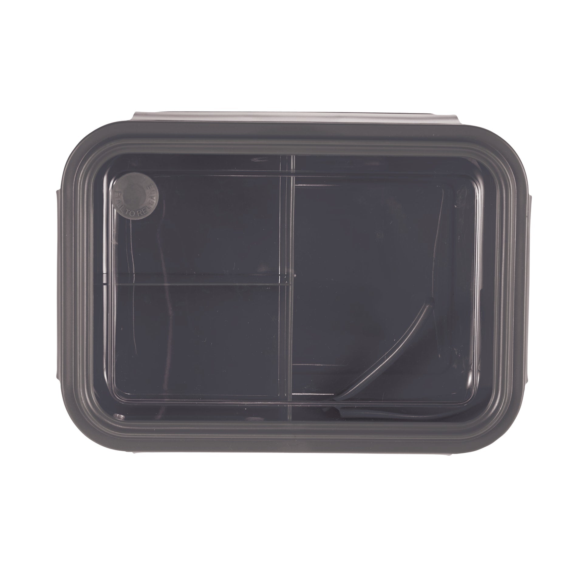 Three Compartment Food Storage Bento Box - Etchified - Etchified - 1031-56BL