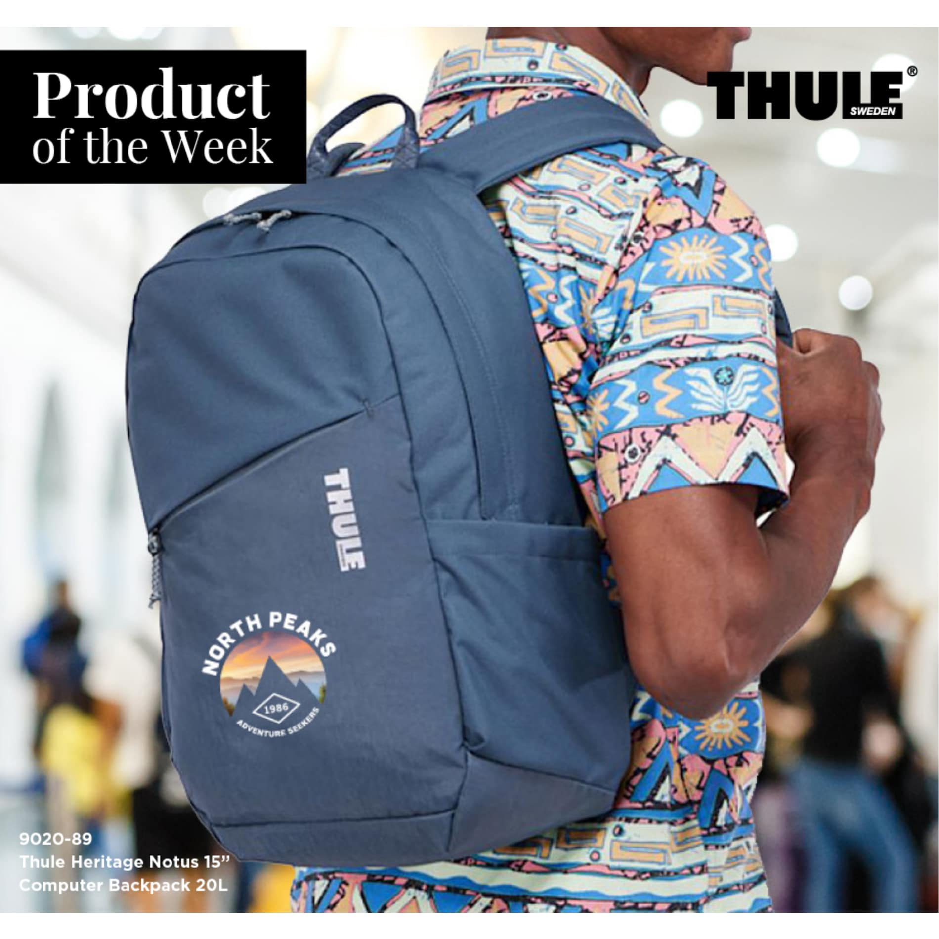 Thule Heritage Notus 16" Computer Backpack 20L - Etchified - Etchified - 9020-89DSL