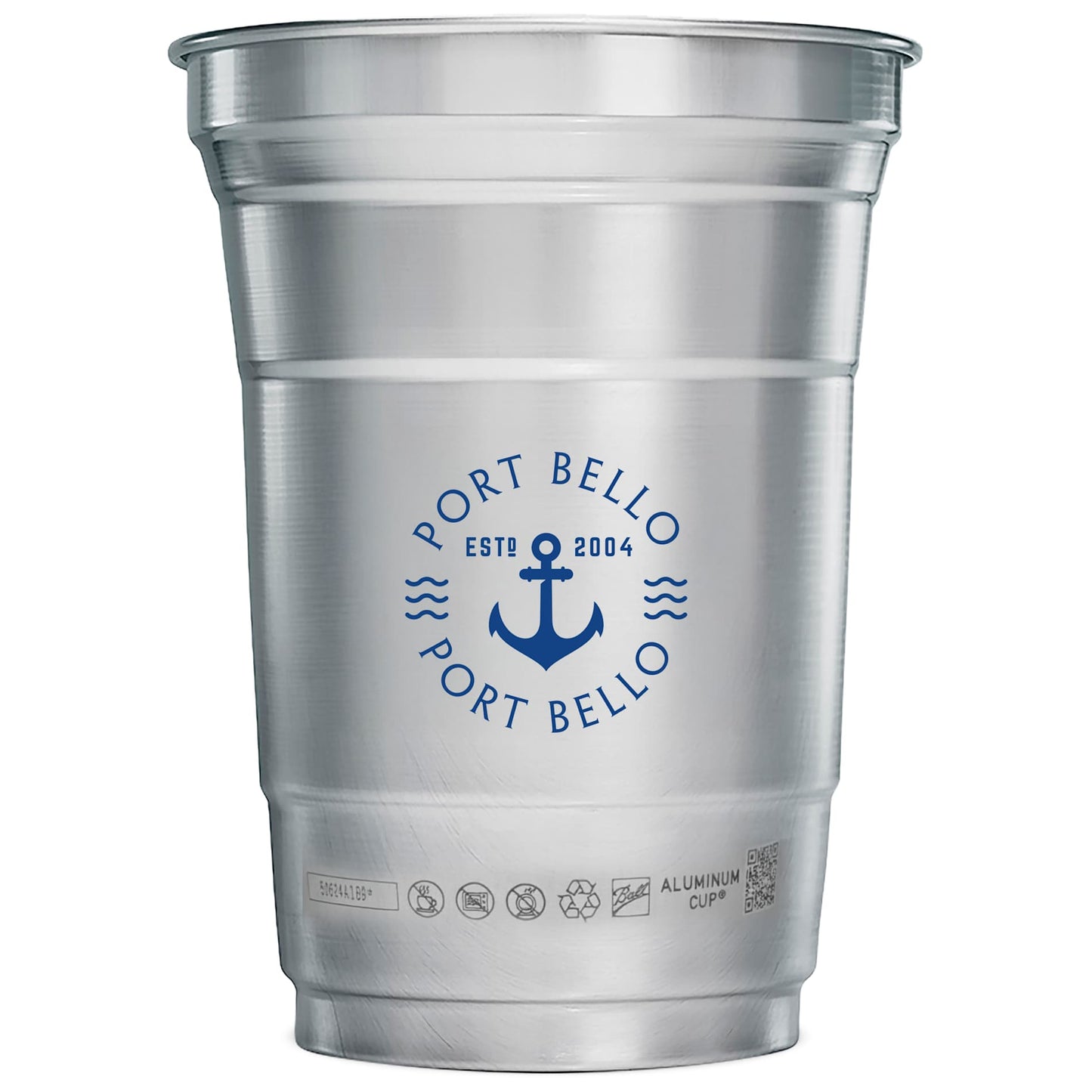Top Cup Aluminum Cup 16oz. - Etchified - Etchified - SM-6546GY