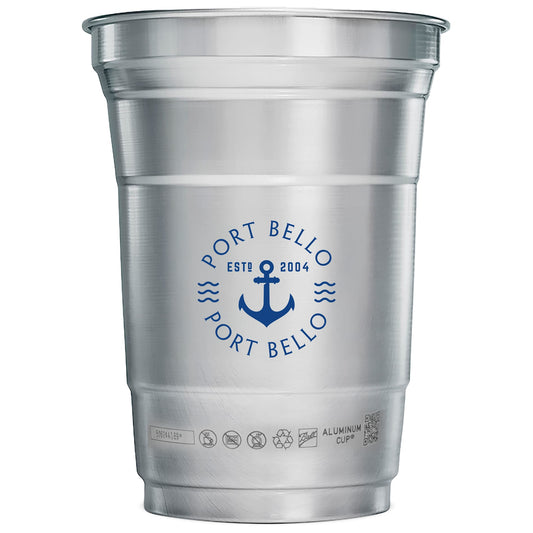 Top Cup Aluminum Cup 16oz. - Etchified - Etchified - SM-6546GY