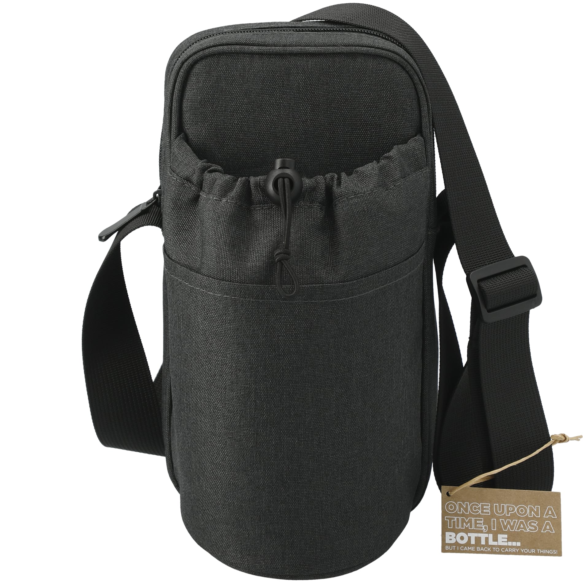 Traver RPET Adjustable Bottle Sling Cooler w/Pouch - Etchified - Etchified - 1600-29CA