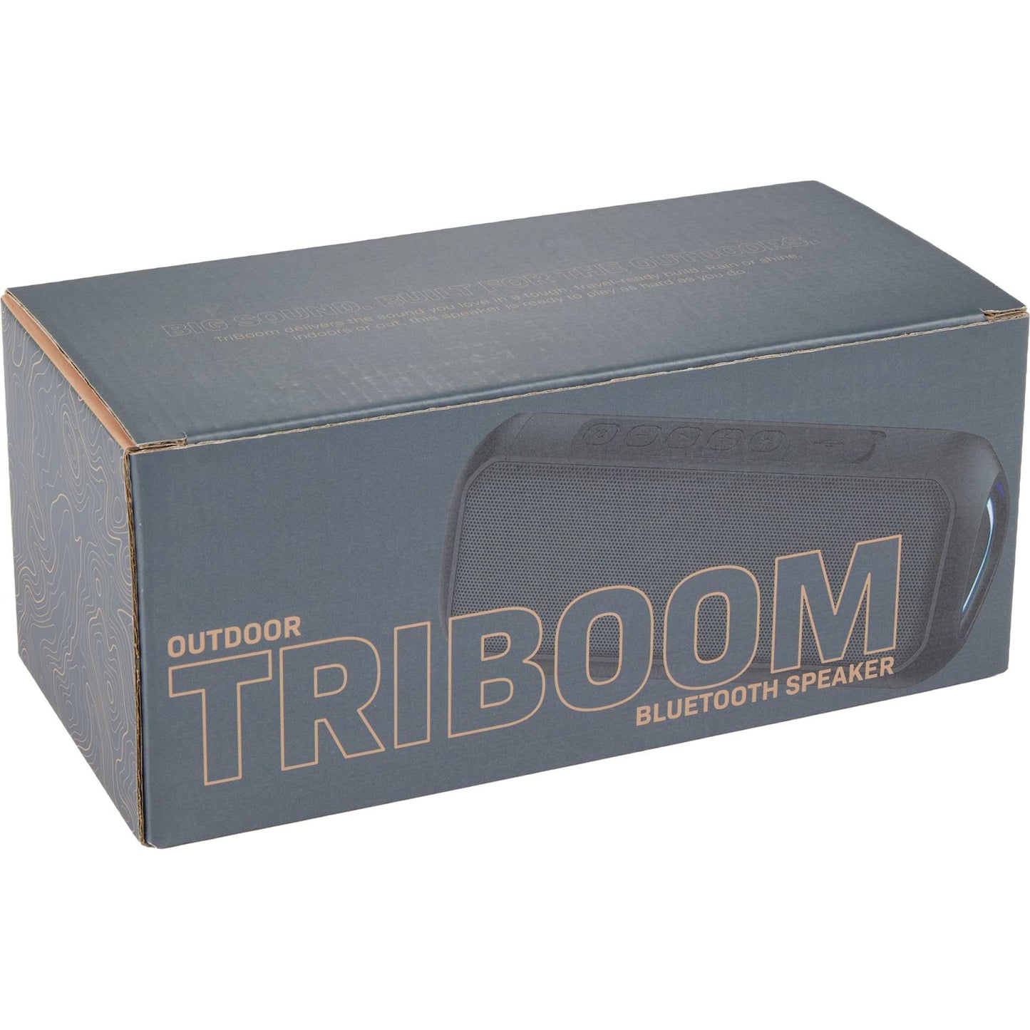 TriBoom Outdoor Bluetooth Speaker - Etchified - Etchified - 7195-80BK
