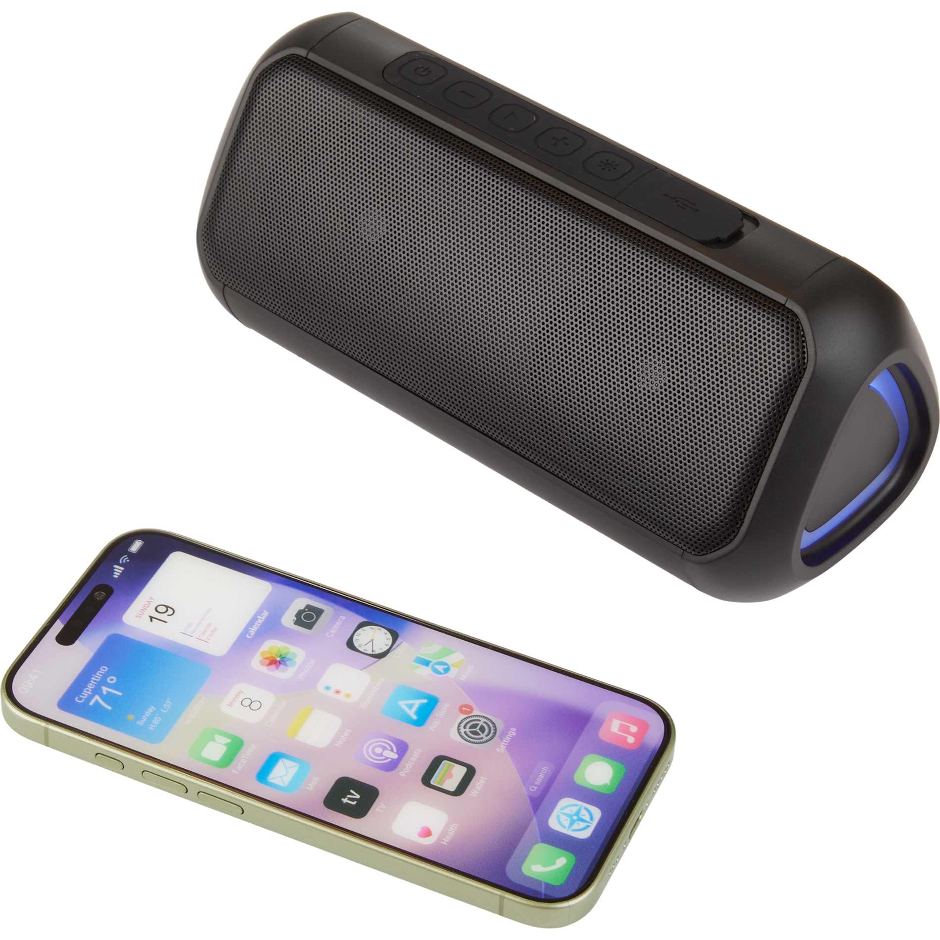 TriBoom Outdoor Bluetooth Speaker - Etchified - Etchified - 7195-80BK