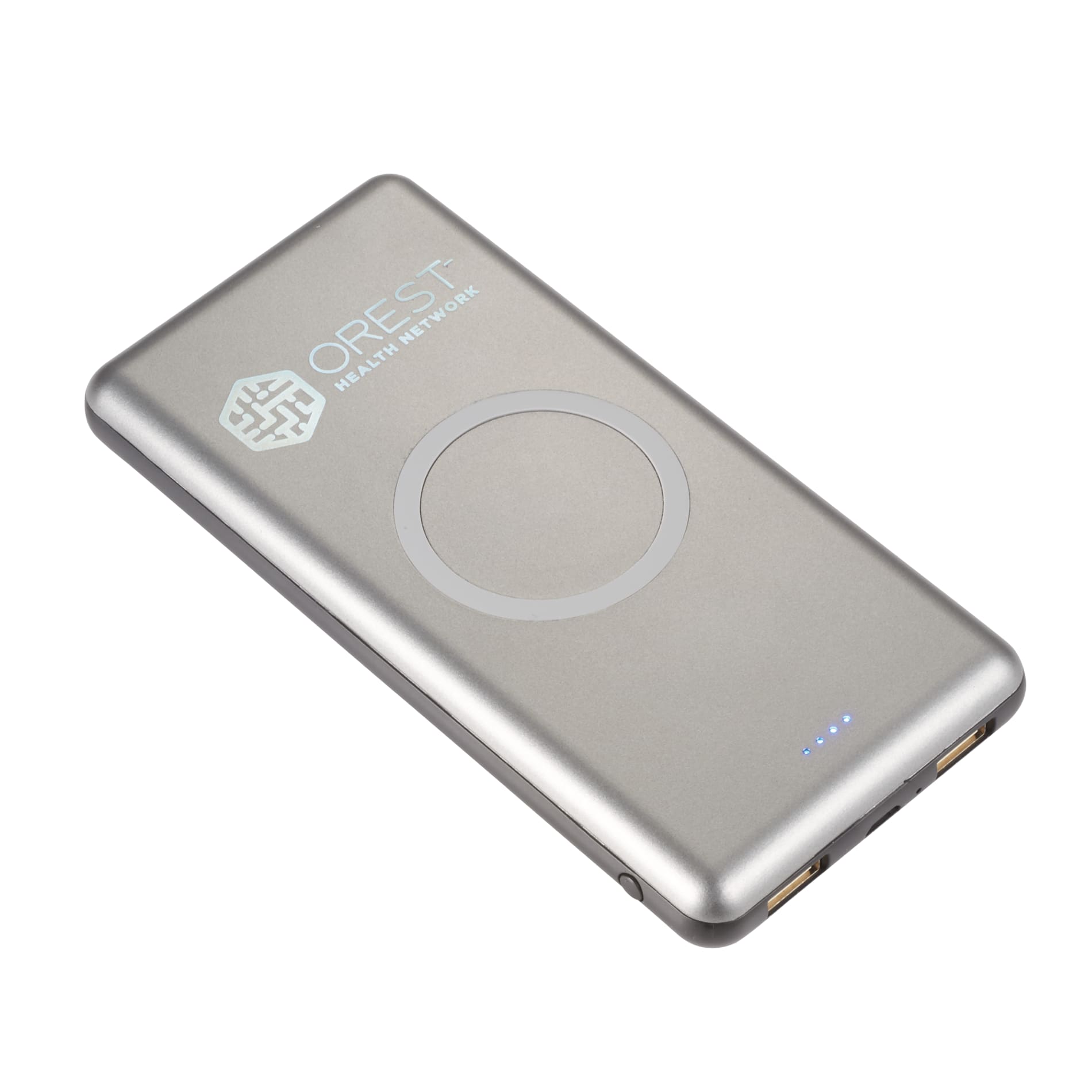 UL Listed Light Up Qi 10000 Wireless Power Bank - Etchified - Etchified - 7121-43GM
