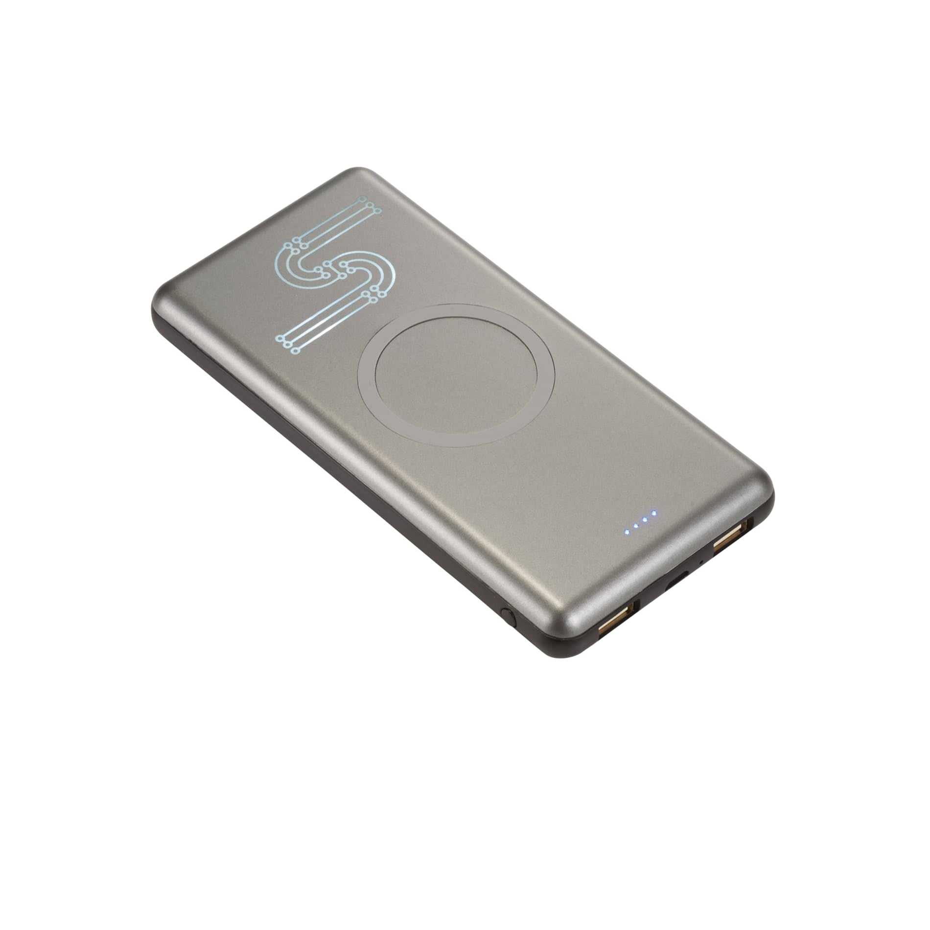 UL Listed Light Up Qi 10000 Wireless Power Bank - Etchified - Etchified - 7121-43GM