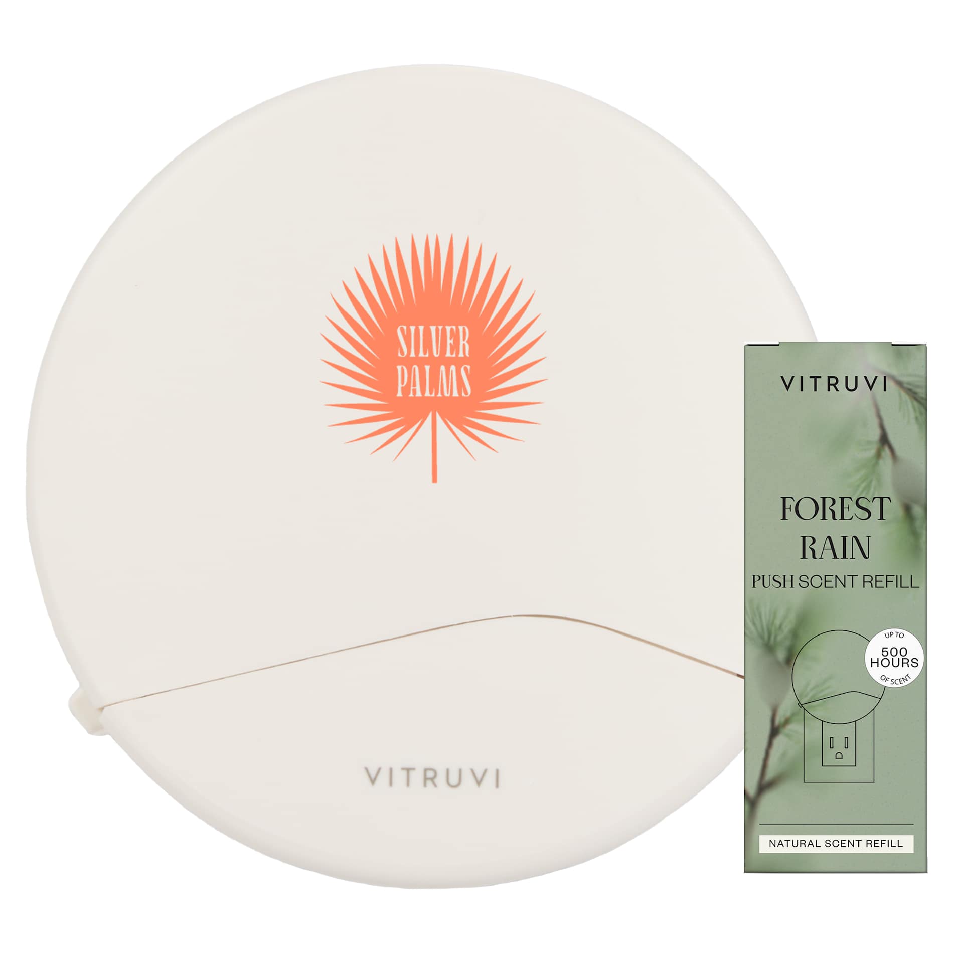 Vitruvi Plug - In Wall Diffuser + 1 Oil Bundle - Etchified - Etchified - 1414-03WH