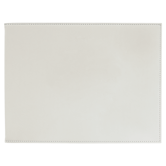 White Laserable Leatherette Certificate Holder 9" x 12" - Etchified - GearOne - CH113