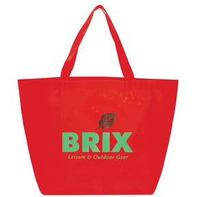 YaYa Budget Non - Woven Shopper Tote - Etchified - Etchified - SM-7346GR