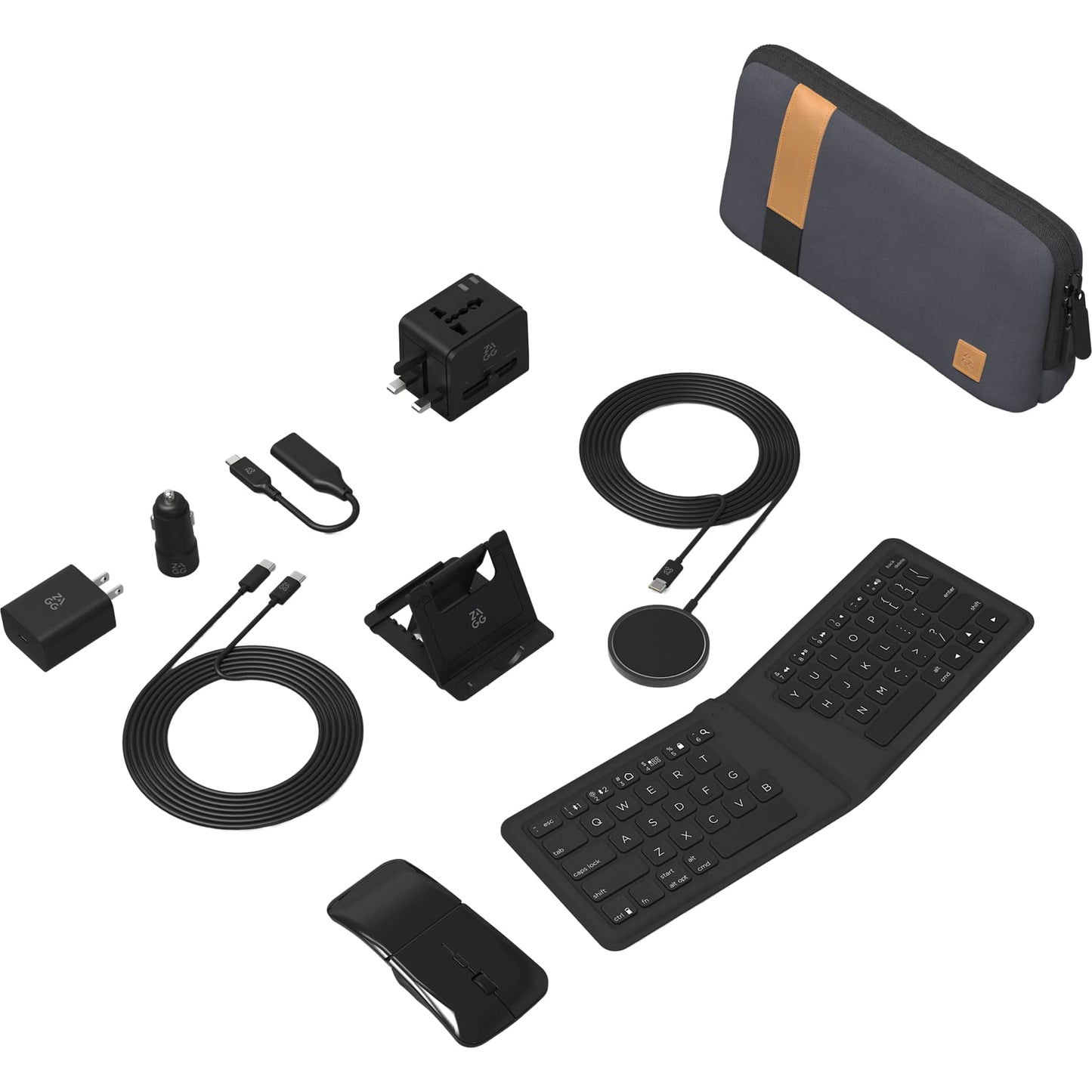 Zagg Desktop Essentials Travel Kit - Etchified - Etchified - 7142-67GY