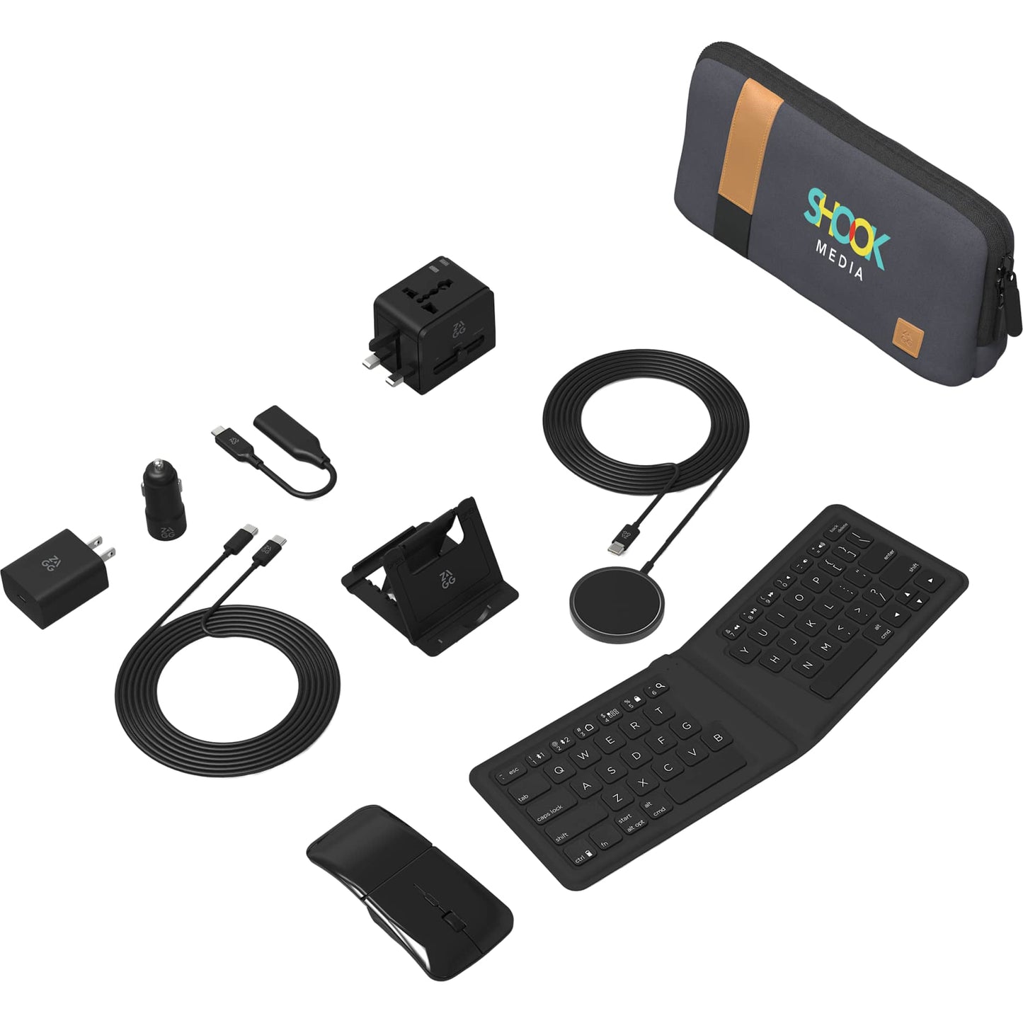 Zagg Desktop Essentials Travel Kit - Etchified - Etchified - 7142-67GY