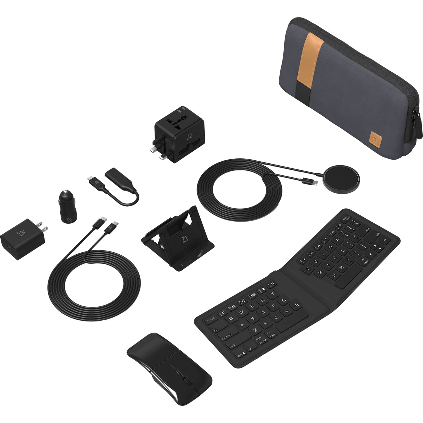 Zagg Desktop Essentials Travel Kit - Etchified - Etchified - 7142-67GY