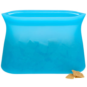 Zili Silicone Food Storage Bag 16oz - Etchified - PCNA (Leed's/Bullet/Trimark) - SM-2265BL