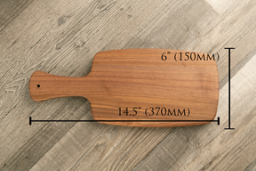 Walnut Cheese/Charcuterie Board - 14.5"x6" Paddle Shape