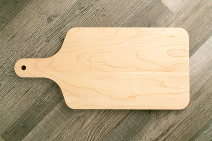 Large Maple Cheese/Charcuterie Board - 8"x17" - Etchified-Etchified-0069