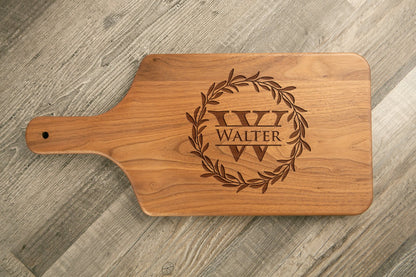 Large Walnut Cheese/Charcuterie Board - 8"x17" - Etchified-Etchified-1069
