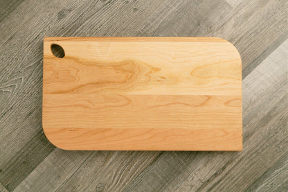Maple Charcuterie / Serving Board - 8"x14" with Cutout - Etchified-Etchified-0022