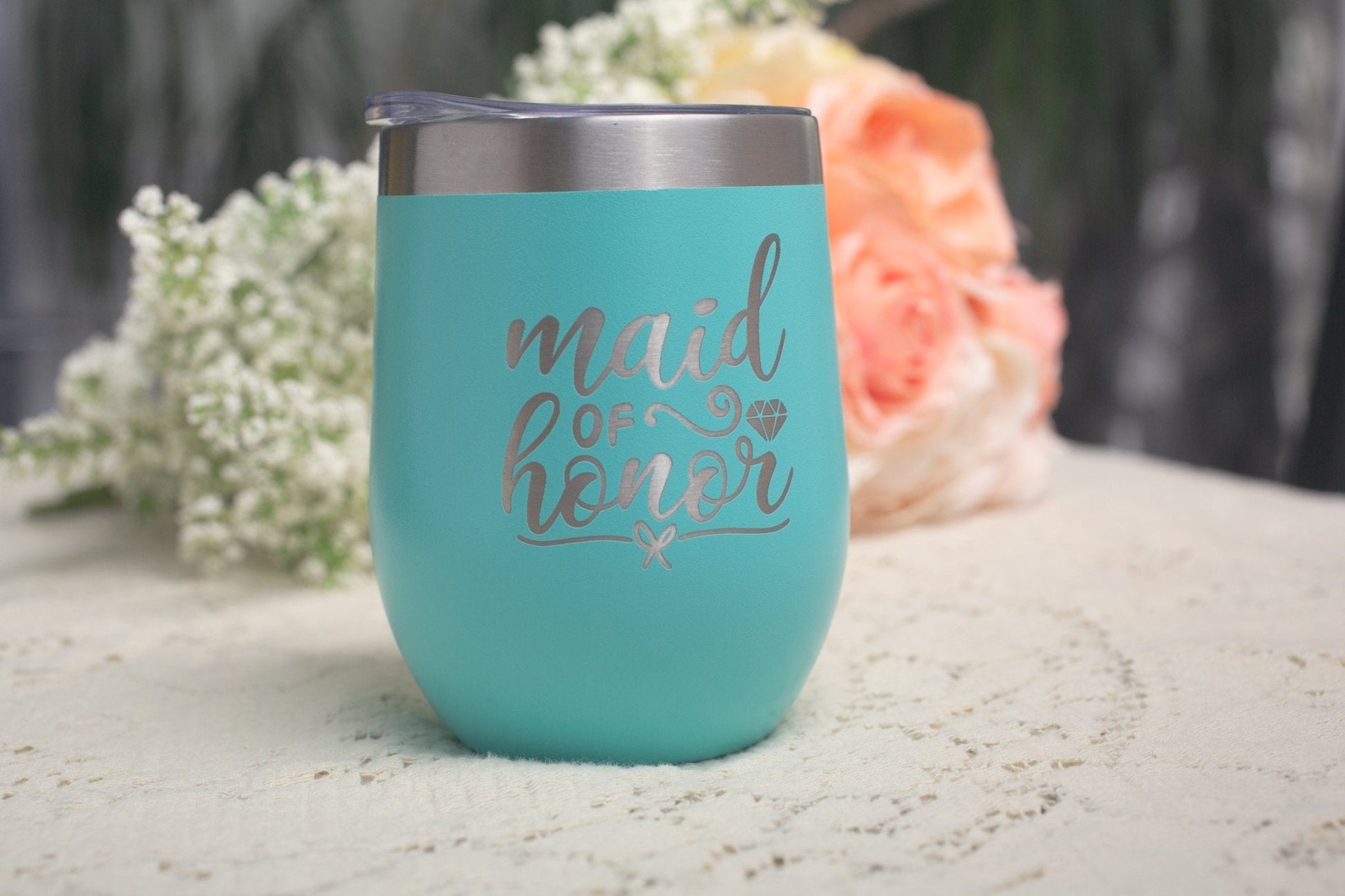 Personalized 12oz Wine Tumblers - Font/Design Options – CRU CUPS